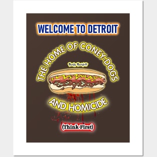 Welcome To Detroit Posters and Art